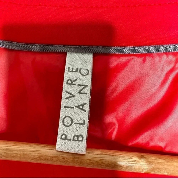 POIVRE BLANC Red Stretch Hybrid Fleece Jacket - Picture 7 of 14